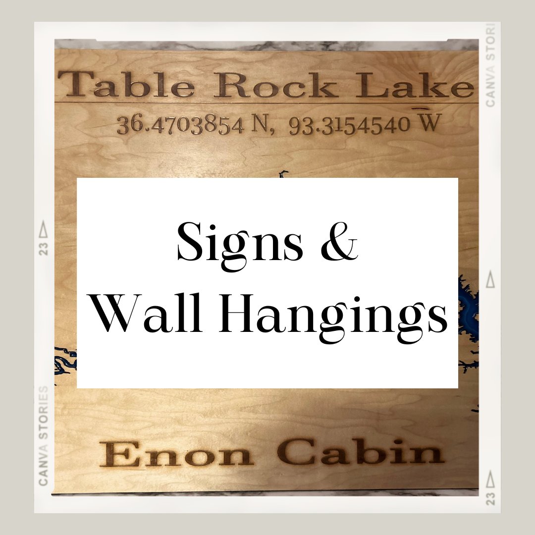 Custom Signs + Wall Hangings