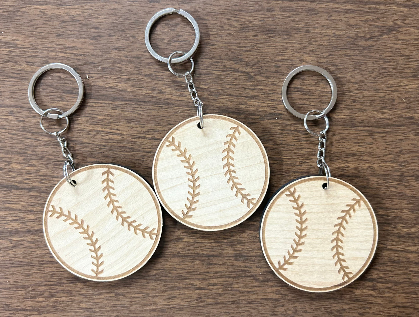 Softball Keychain