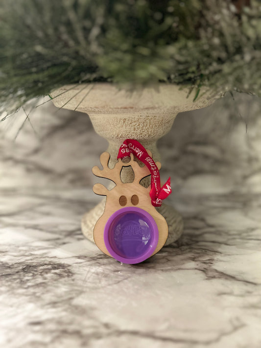 Reindeer Dough Holder Ornament