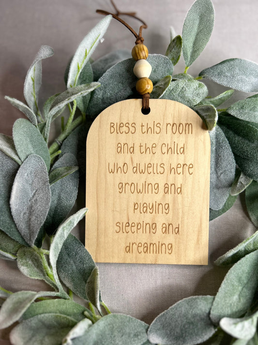 Bedroom Blessing Sign