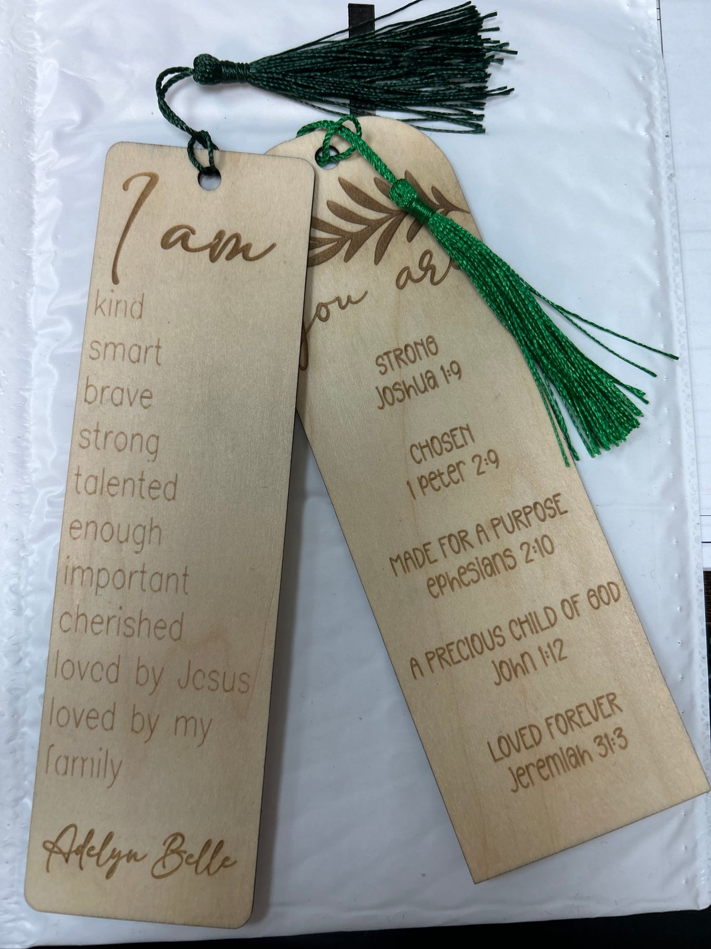 Wooden Bookmarks