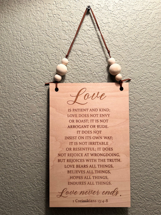Love is… Wall Hanging