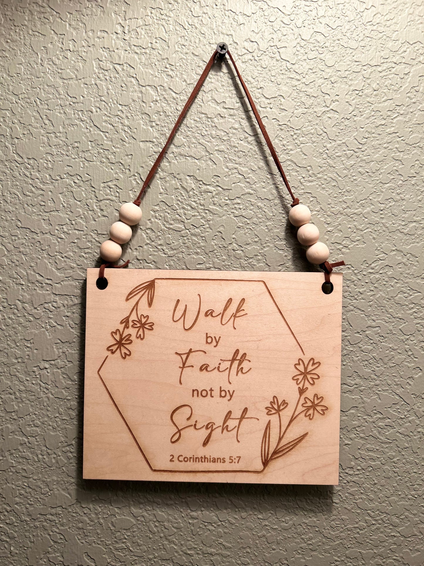 Walk by Faith Wall Hanging