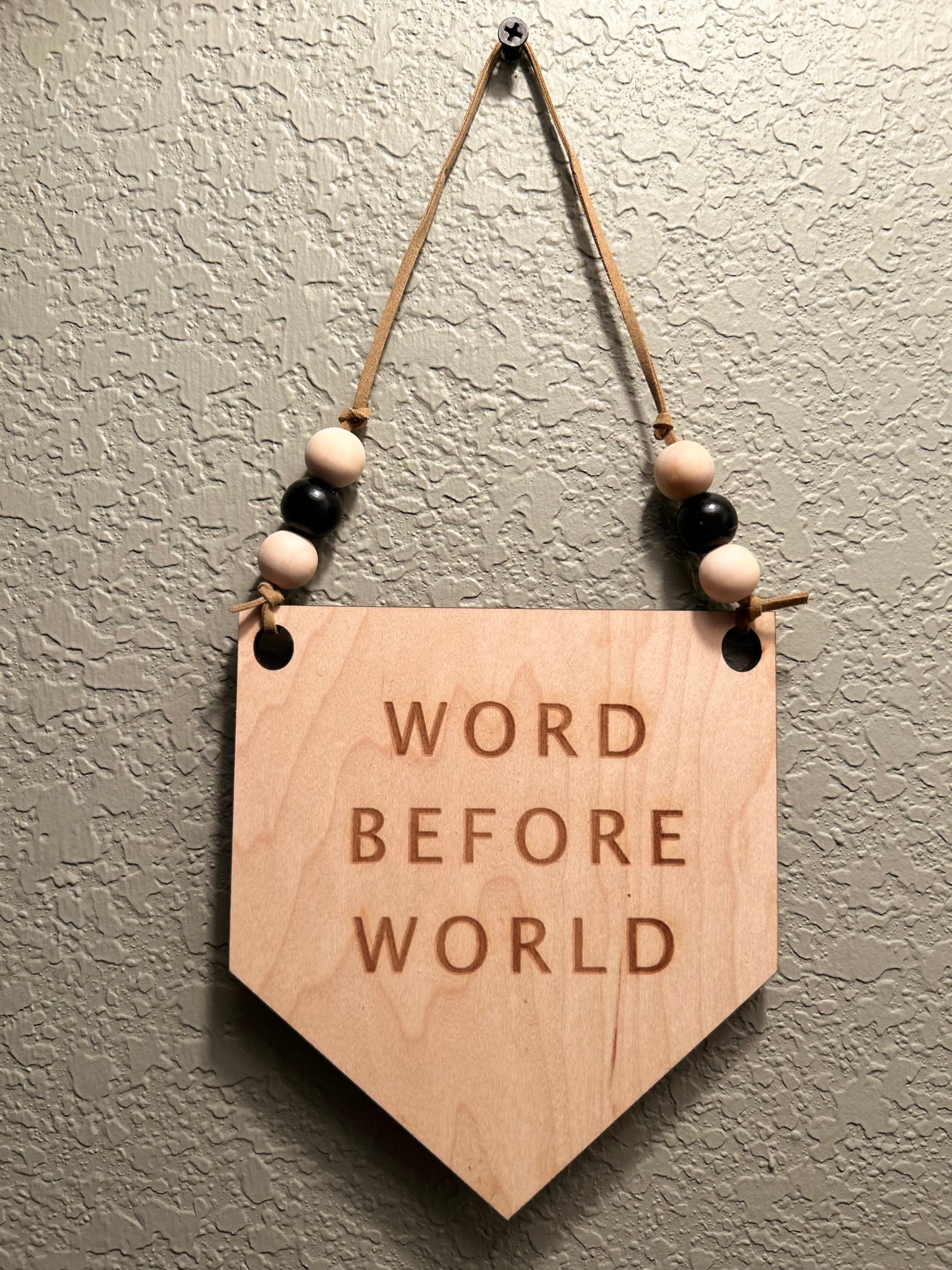 Word Before World Wall Hanging