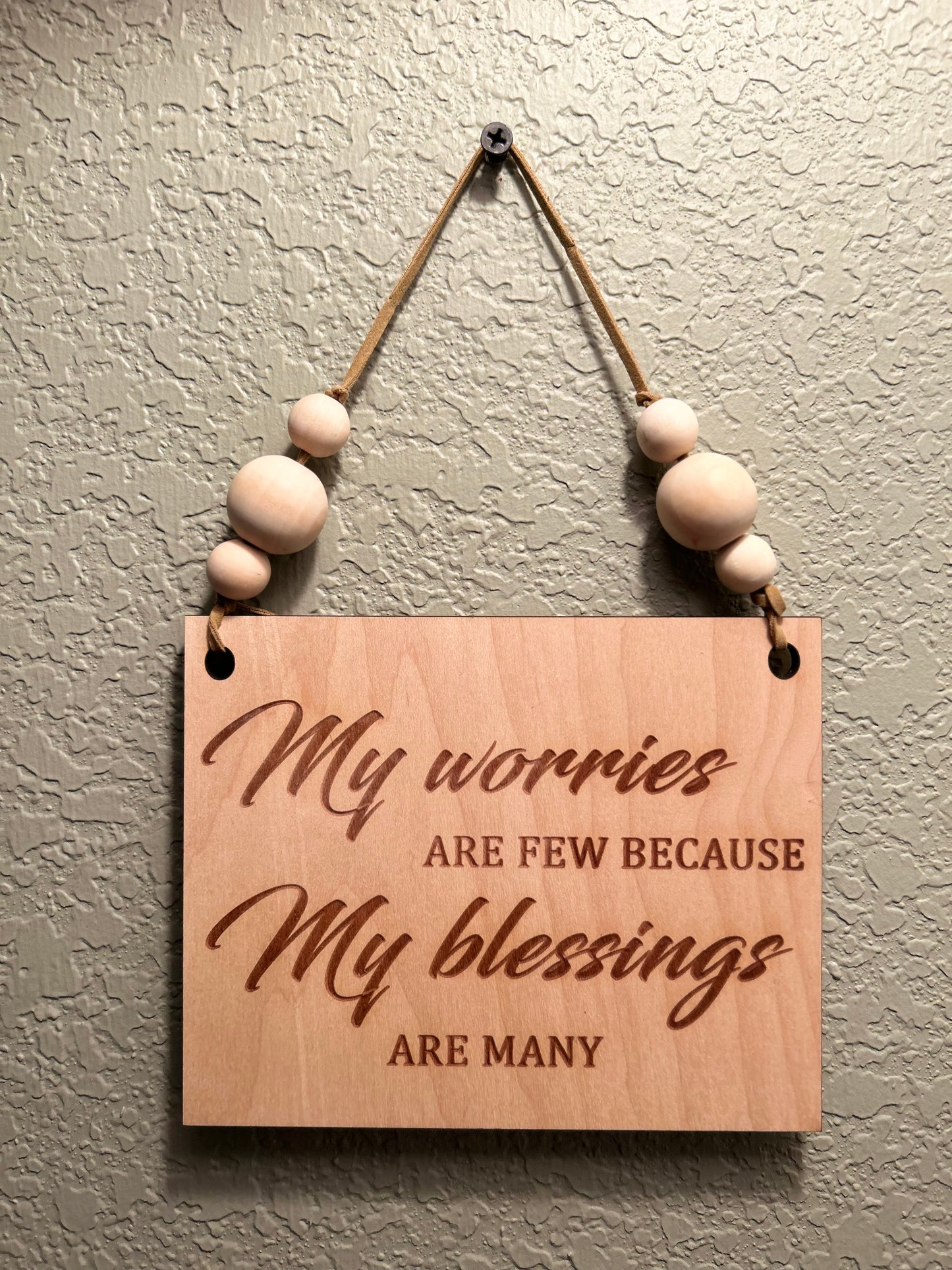 My Blessings Wall Hanging